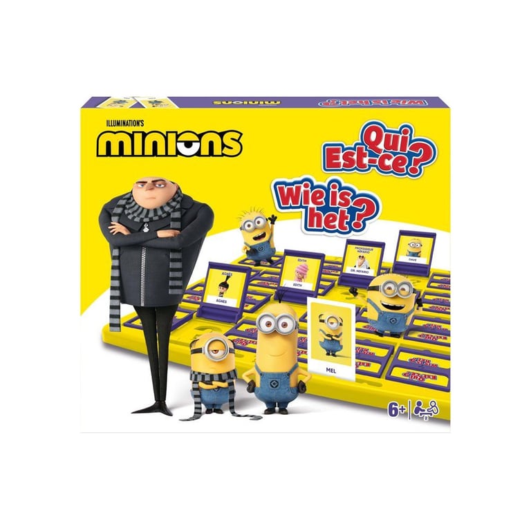 Qui est ce ? Les Minions Jeu de déduction WINNING MOVES 24 personnages Minions - vue 1