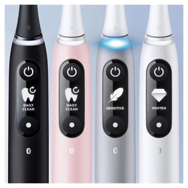 Oral-B iO Duo Adulte Brosse à dents vibrante Noir, Rose
