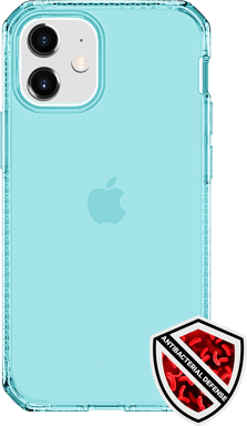 Custodia rinforzata iPhone 12 mini Spectrum Clear Blue Itskins