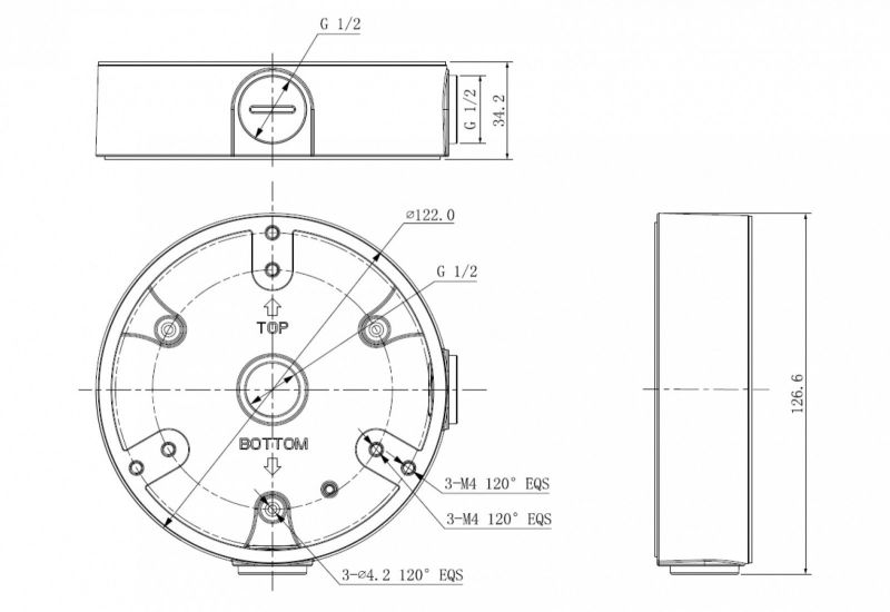 DAHUA PFA 137 SPACER - vue 3