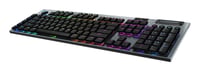 Logitech G G915 X LIGHTSPEED teclado Juego USB + RF Wireless + Bluetooth AZERTY Francés Negro