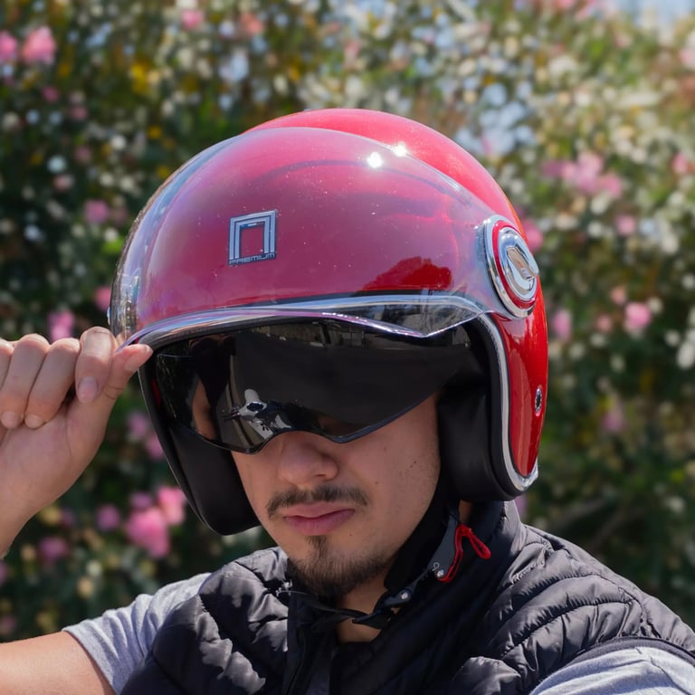 Casque Jet Heritage NOX taille Neuf - vue 3