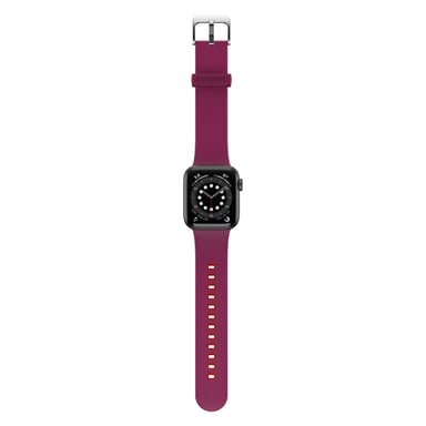 OtterBox Antimicrobial Band Grupo de rock Rosa, Rojo Acero, Silicona
