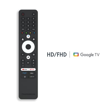 Control remoto Thomson para Google TV HD/FHD -RC112GH-