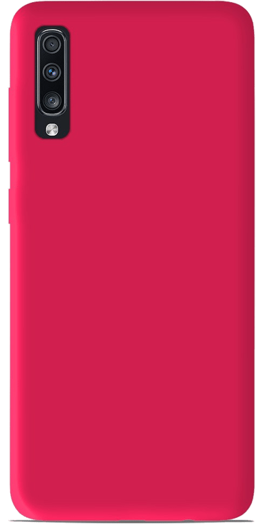 Coque silicone unie compatible Mat Rose Samsung Galaxy A70