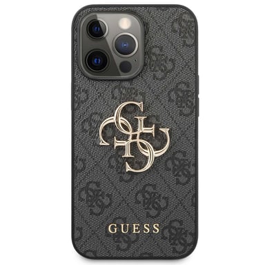 Guess Apple iPhone 13 Pro Funda PU 4G Grande Gris