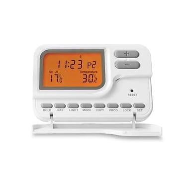 Termostato cablato programmabile Avidsen Chrono - Programmazione settimanale 6 periodi 5–35°C Bianco