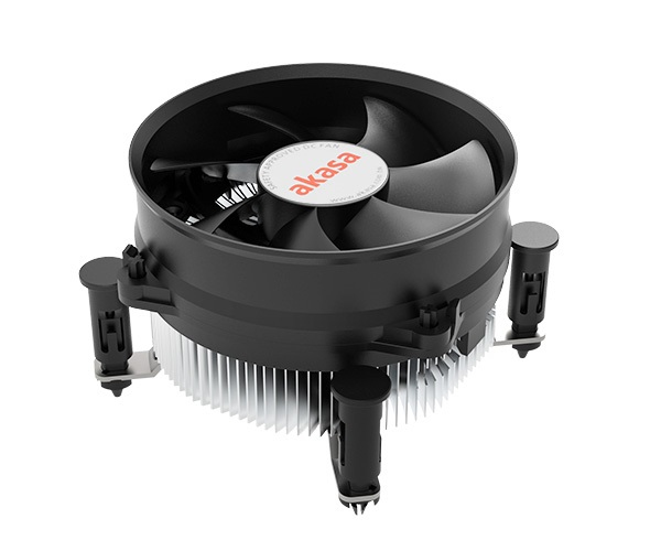 Akasa AK CC6603EP01 système de refroidissement d'ordinateur Processeur Dissipateur thermiqueRadiateur 9 5 cm Aluminium 1 pièce Neuf