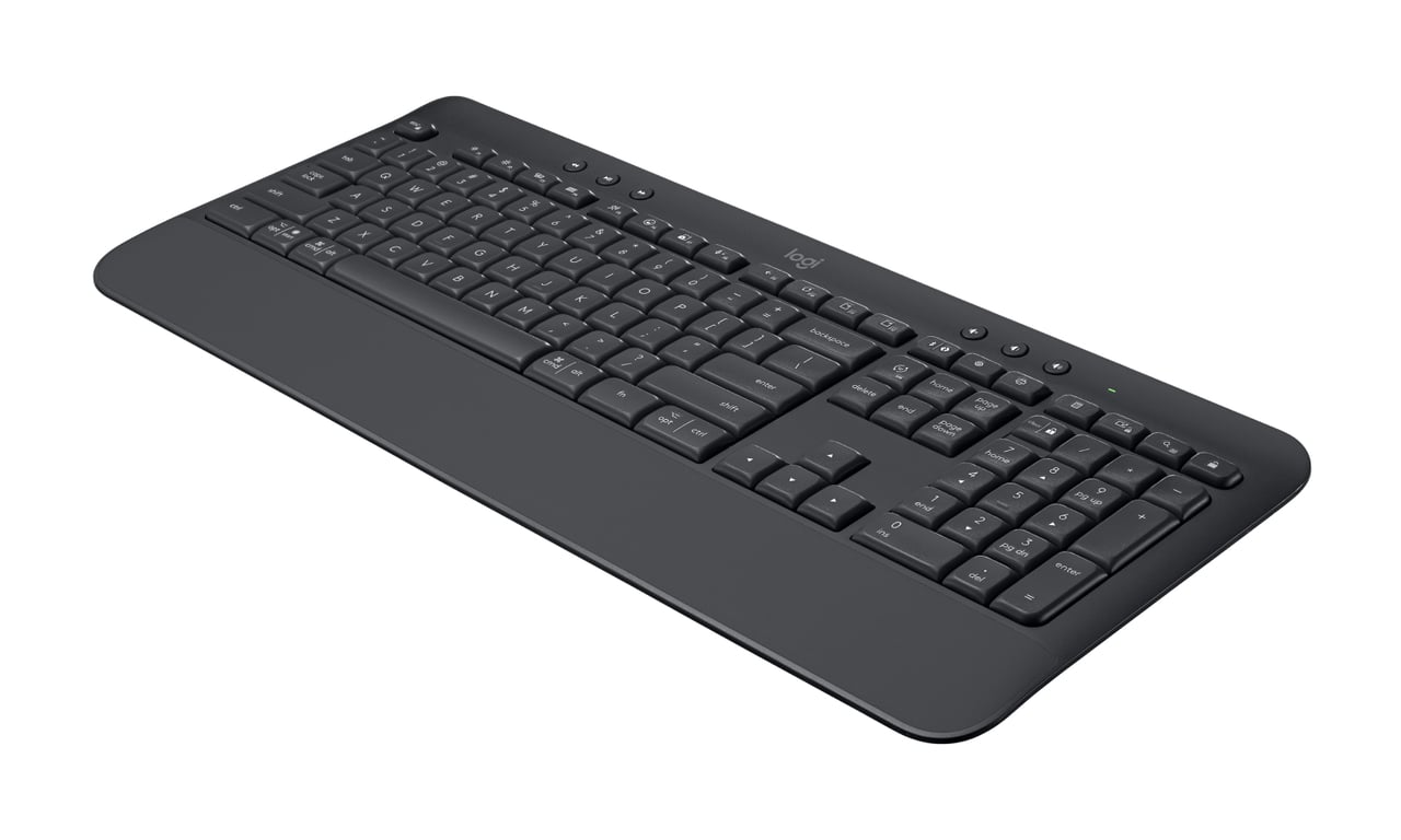 Clavier Sans fil Logitech Signature K650 AZERTY Ergonomique avec repose poignets - vue 9