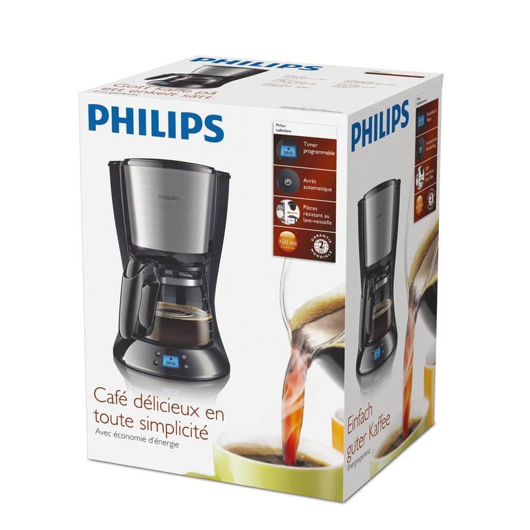 Cafetière Filtre Philips HD7459/20 – 10 Tasses, 1000 W, Arrêt Automatique - vue 10