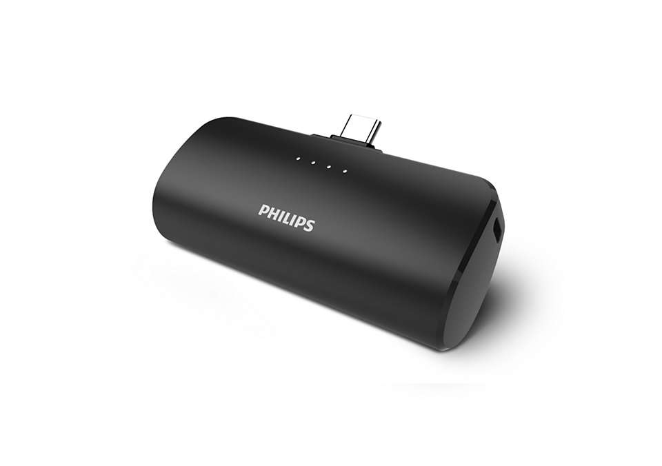 Philips DLP2510C03 banque d'alimentation électrique Lithium Ion Li Ion 2500 mAh Recharge sans fil Neuf