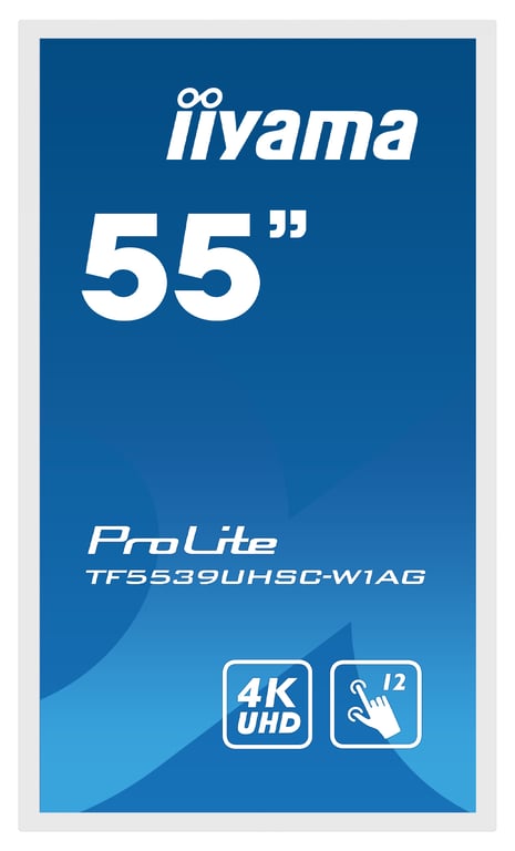 iiyama ProLite TF5539UHSC W1AG écran plat de PC 139 7 cm 55 3840 x 2160 pixels 4K Ultra HD LED Écran tactile utilisateur Neuf - vue 3