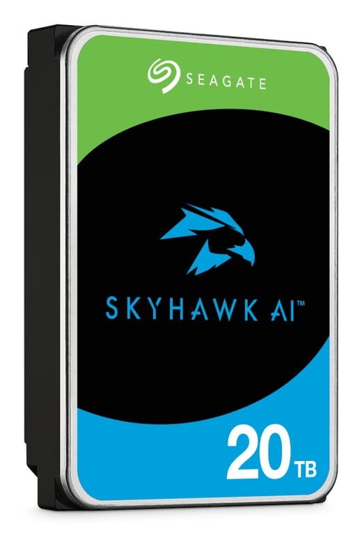 Seagate SkyHawk AI ST20000VE004 Disque dur 20 To interne 3.5 SATA 6Gb/ mémoire tampon : 512 Mo avec de Seagate Rescue Data Recovery - vue 4