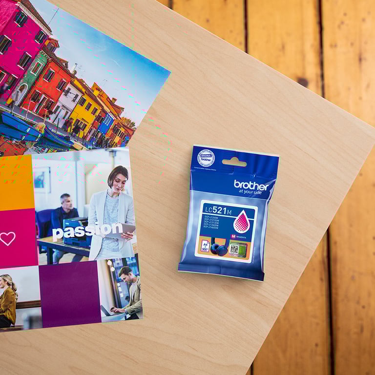 Brother LC521BK original pack d'oreillers cartouche d'encre pour Brother DCP J1260W DCP J1310DW - vue 6