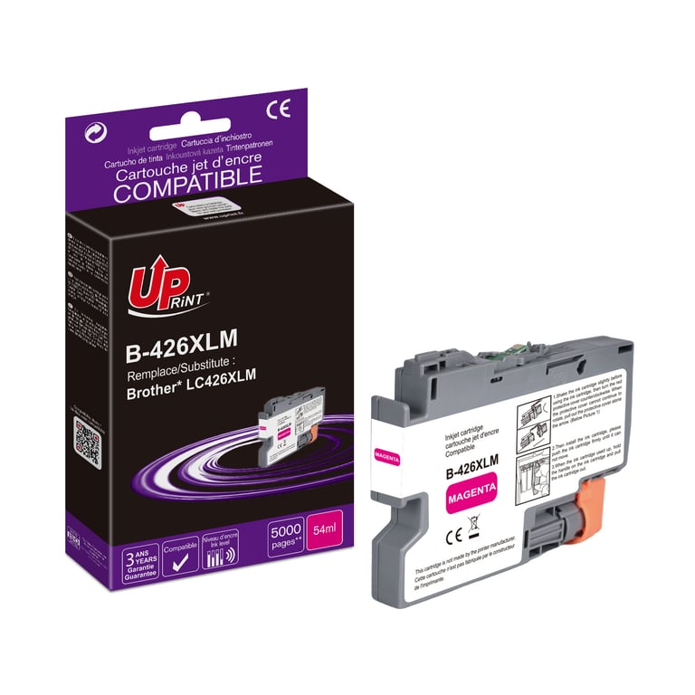 Cartouche compatible PGI 520BK - vue 3