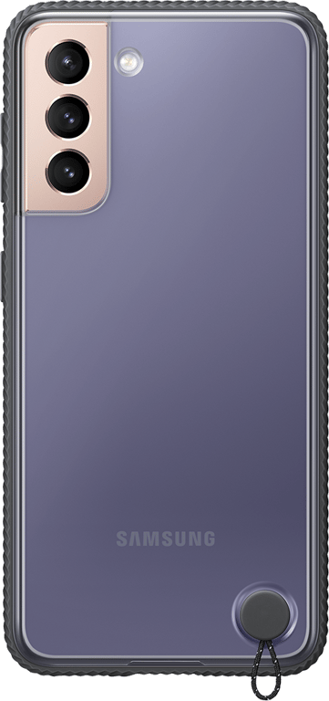 Coque Renforcée Clear Protective Contour Noir pour Samsung G S21 5G Samsung