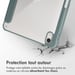 imoshion Coque tablette Origami pour Apple iPad 11 (2025) 11 pouces A16 / iPad 10 (2022) 10.9 pouces - Vert foncé