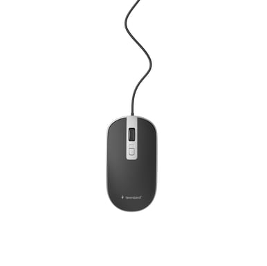 Gembird MUS-4B-06-BS souris Bureau Ambidextre USB Type-A Optique 1200 DPI