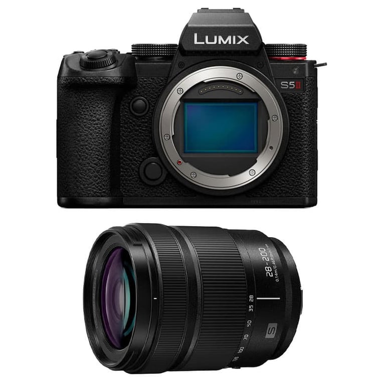 PANASONIC Hybride Lumix S5 MARK II + Objectif 28 200 f4.0 7.1 Neuf