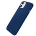 Coque pour iPhone 12 / 12 Pro Édition Color Skin en TPU avec Intérieur Doux Bleu marine