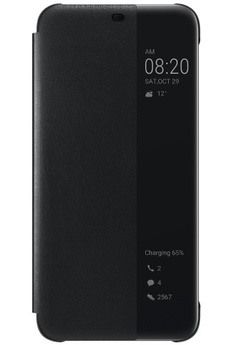 Huawei Flip View Cover funda de protección para teléfonos portátiles 16 cm (6,3'') Folio Negro Huawei Mate 20 Lite