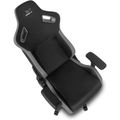 DRIFT DR600BGRAY Sedia da gioco Sedile imbottito Nero, Grigio