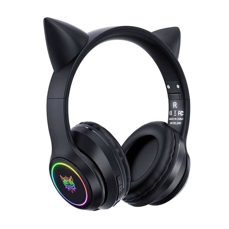 ONIKUMA B90 Casque Gaming Bluetooth 5.0 Kawai LED RGB Neuf - vue 6