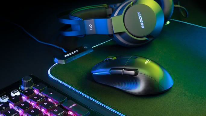 ROCCAT Kone Pro Air ratón Juego mano derecha RF inalámbrico Óptico 19000 DPI