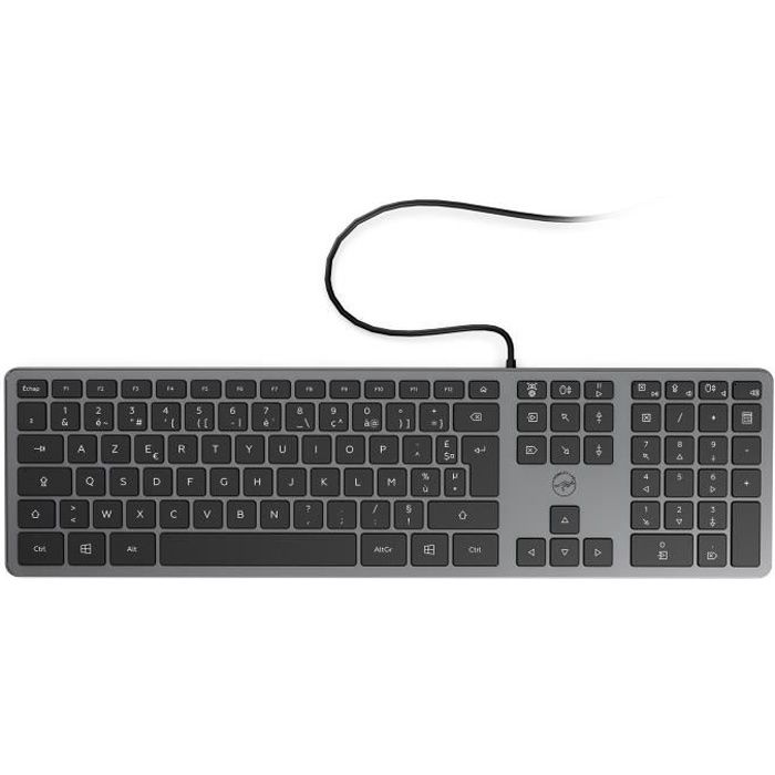 Clavier filaire Slim finition métal MOBILITY LAB Space AZERTY