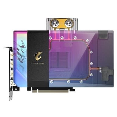 GIGABYTE AORUS GeForce RTX 5090 XTREME WATERFORCE WB 32G Scheda Grafica - 32 GB GDDR7 512 bit PCI-E 5.0 2655 MHz Frequenza Base 3 x DP 2.1a 1 x HDMI 2.1b NVIDIA DLSS 4 GV-N5090AORUSX WB-32GD