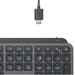 Logitech MX Keys teclado Universal RF inalámbrico + Bluetooth QWERTY US Internacional Grafito