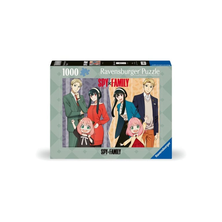 Puzzle 1000 pièces Ravensburger Spy x Family « La famille Forger » Illustration officielle 70 x 50 cm Paysage - Neuf