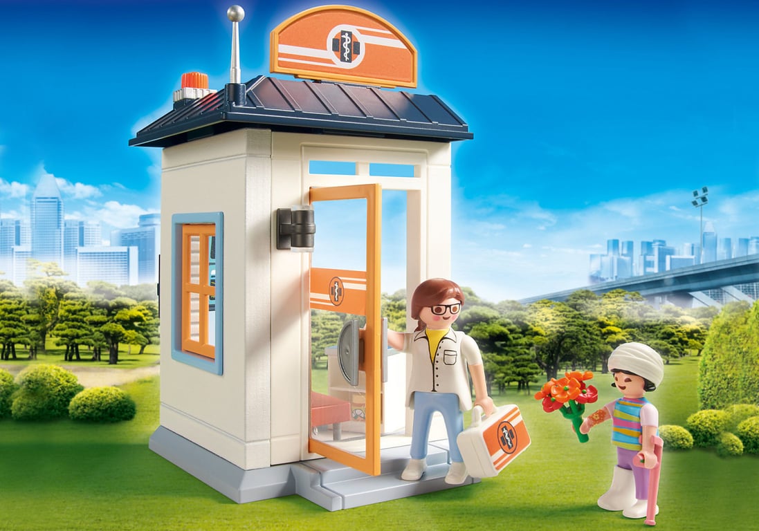 Playmobil 70818 City life : Cabinet de pédiatre Playmobil - vue 2