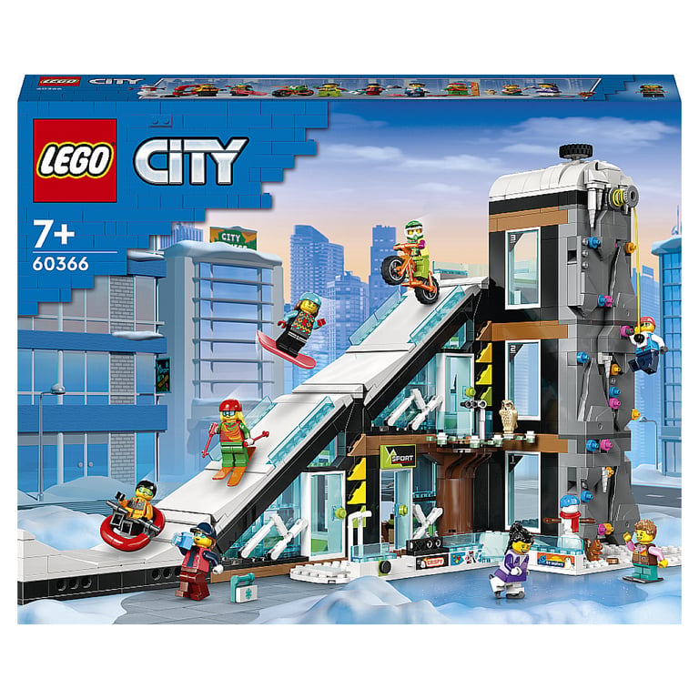 LEGO City Le complexe de ski et d'escalade - vue 2