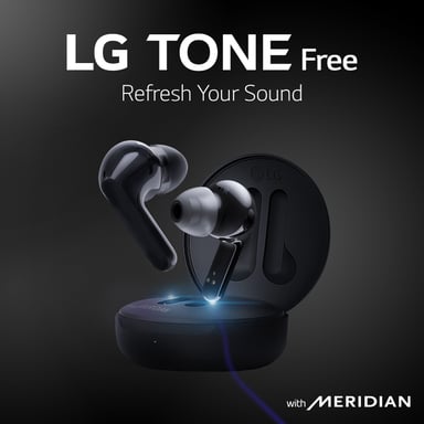 LG TONE Free FN6 Cuffie stereo senza fili (TWS) Bluetooth Musica Nero