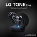 LG TONE Free FN6 Cuffie stereo senza fili (TWS) Bluetooth Musica Nero