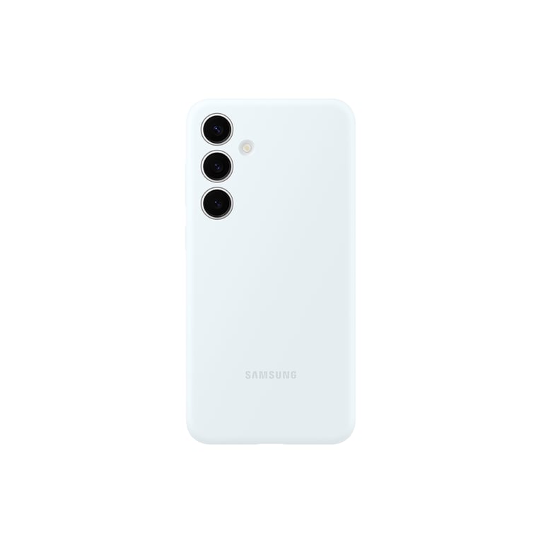 Samsung Silicone Case White coque de protection pour téléphones portables 17 cm (6.7 ) Housse Blanc Samsung Galaxy S24+ - Neuf