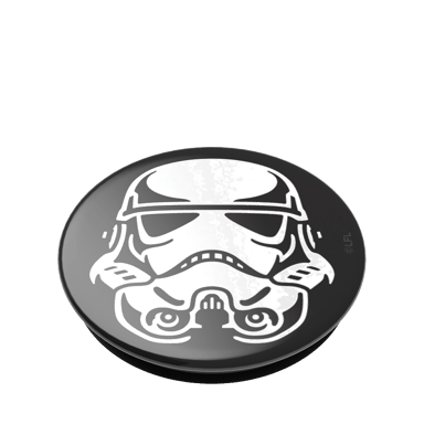 PopSockets Grip Stormtrooper Icon negro/blanco