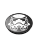 PopSockets Grip Stormtrooper Icon negro/blanco