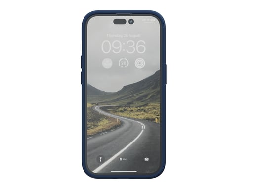 Njord byELEMENTS Custodia Magsafe in pelle di salmone - iPhone 14 Pro - Blu Apple iPhone 14 Pro