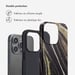 Selencia Coque arrière Vivid pour Apple iPhone 13 Pro - Chic Marble