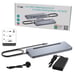 i-tec USB-C Metal Ergonomic 3x 4K Display Docking Station con Power Delivery 100 W + Universal Charger 100 W