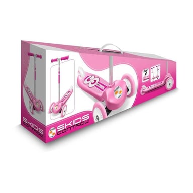 Patinete Steering 3 ruedas - STAMP - SKIDS CONTROL - Rosa