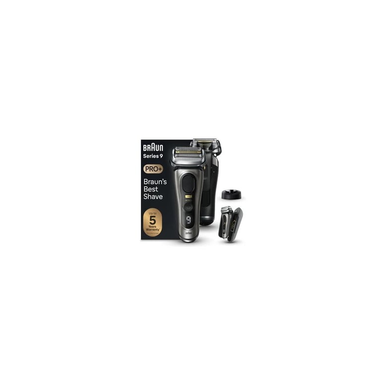 BRAUN SERIES 9 PRO+ SYSTEM WET&DRY NOBLE METAL 218061