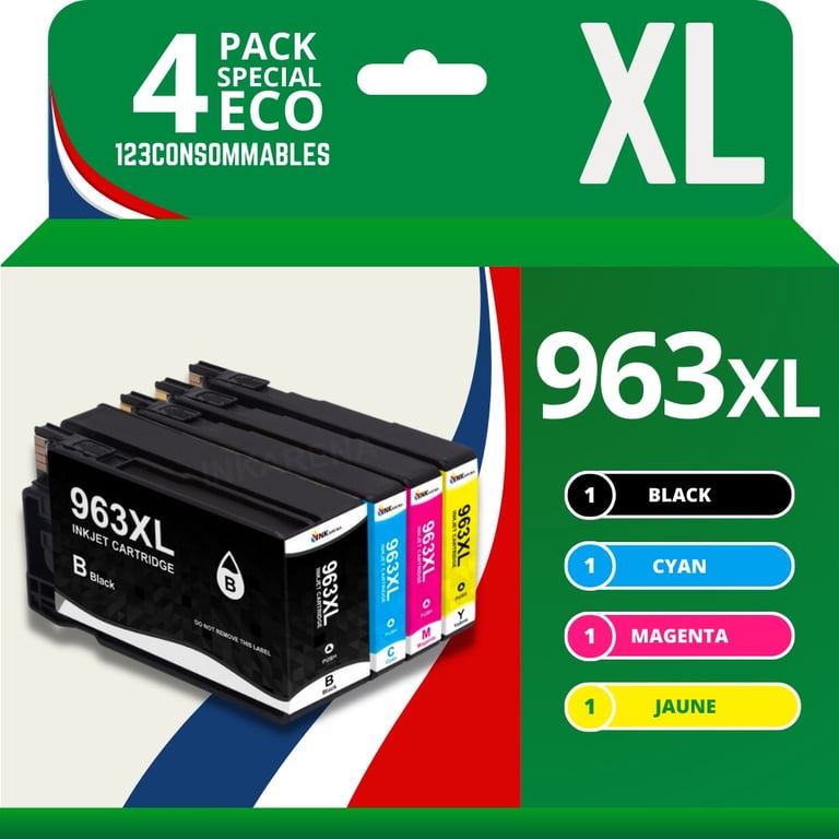 Pack 4 cartouches compatible avec HP 963XL Neuf