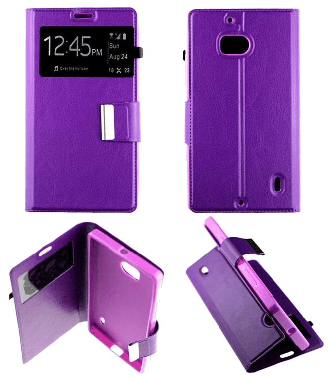 Etui Folio compatible Violet Nokia Lumia 930