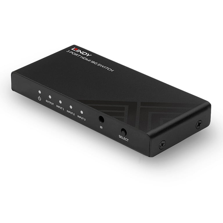 Lindy Switch HDMI 3 ports, 18G - Neuf