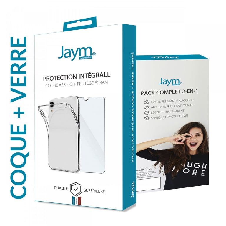 JAYM - Funda reforzada para Apple iPhone 13 Mini [Compatible con Magsafe] -  Flexible y resistente - Certificada para caídas de 2 metros - Transparente  - Jaym