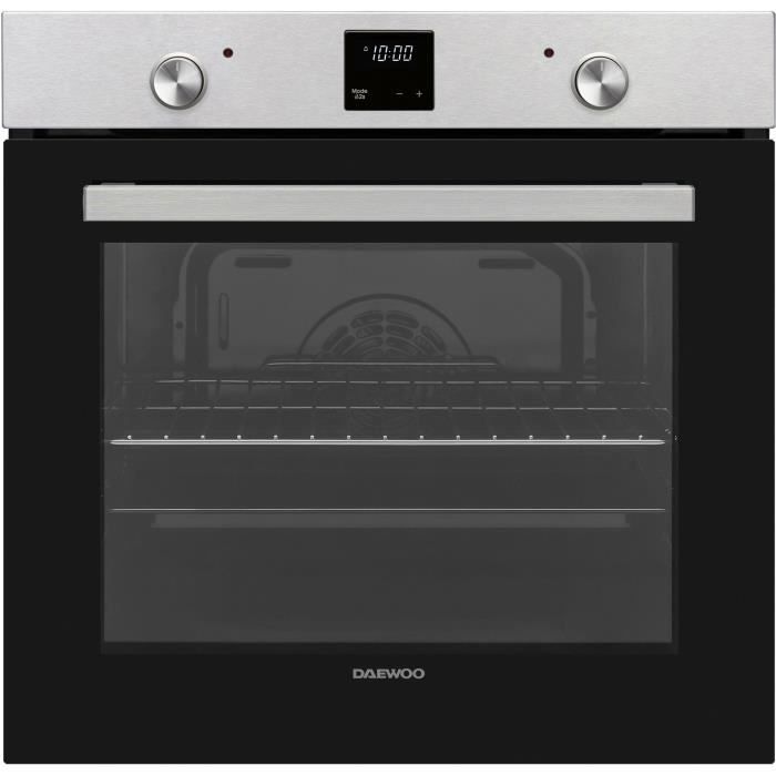 Four encastrable Pyrolyse Chaleur pulsée DAEWOO BO7PR28MINM Inox Porte froide 595 x 575 x 595 cm - vue 3