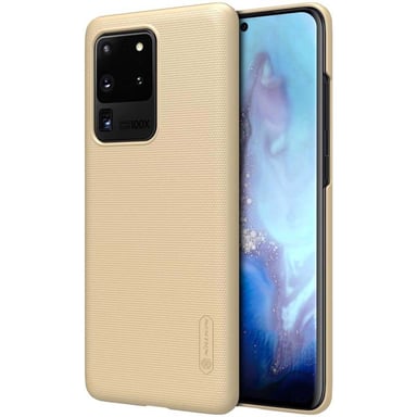 Coque pour Galaxy S20 Ultra Série Super Frosted Shield Compatible Chargement Qi Dorée